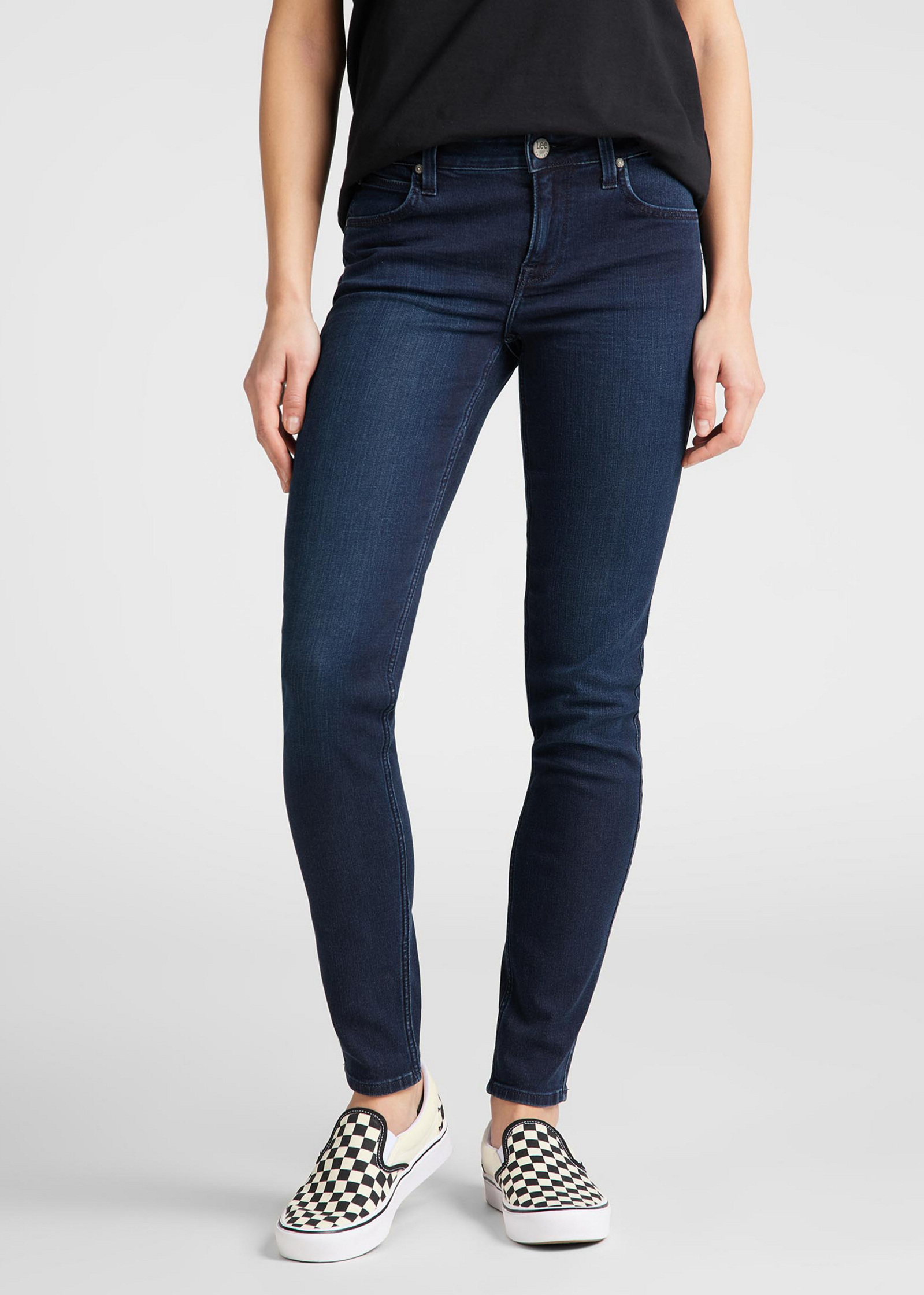 Damskie Spodnie Dzinsowe Lee Scarlett Wheaton - L526RKIN