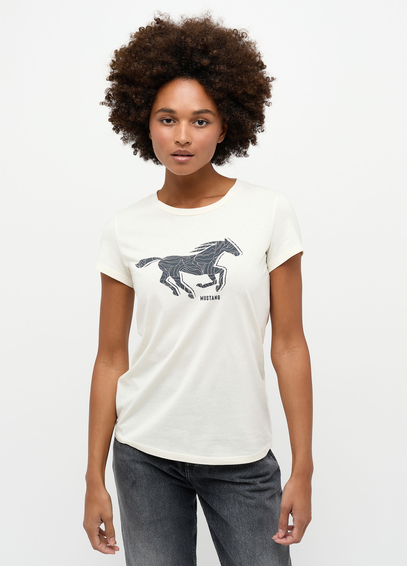 L Jeans® C Print Whisper Alexia Größe White - Mustang