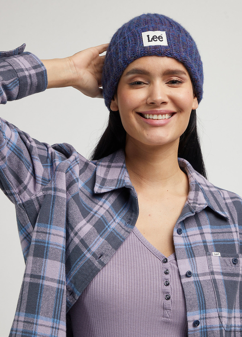 Czapka Zimowa Lee Beanie Foxy Violet - LP8026A91