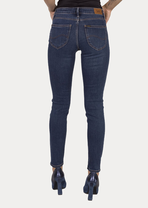 Damskie Spodnie Dzinsowe Lee Scarlett Dark Ulrich - L526DUIY