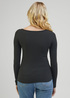 Lee Long Sleeve Boat Neck Tee Charcoal - LQ59IPA75 Lee Long Sleeve Boat Neck Tee Charcoal - LQ59IPA75