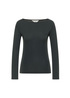 Lee Long Sleeve Boat Neck Tee Charcoal - LQ59IPA75 Lee Long Sleeve Boat Neck Tee Charcoal - LQ59IPA75