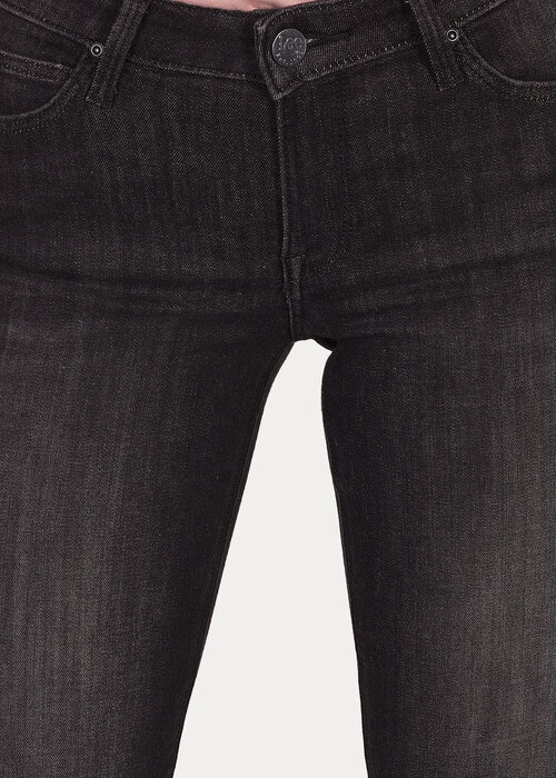 Damskie Spodnie Dinsowe Lee Scarlett Black Orrick - L526DWJN