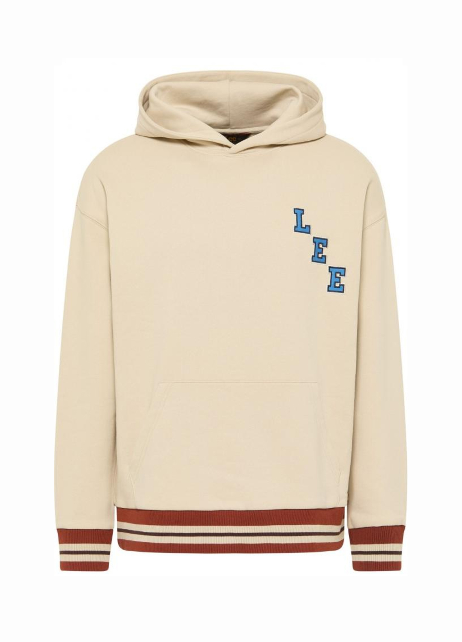 Meska Bluza Lee Seasonal Hoodie Greige - LM07RHA73