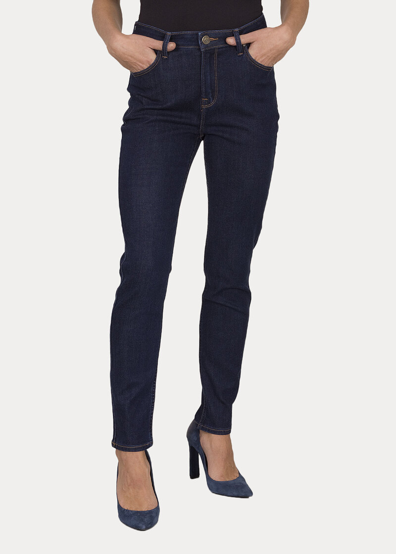 Damskie Spodnie Dzinsowe Lee Scarlett High Tonal Stonewash - L626MDNX