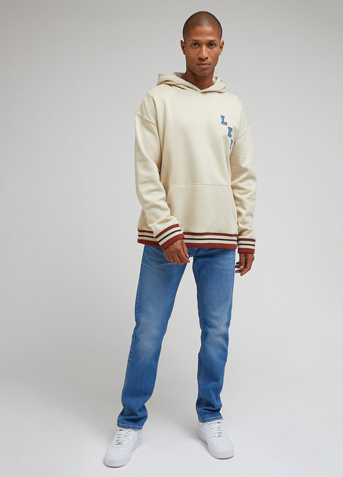 Meska Bluza Lee Seasonal Hoodie Greige - LM07RHA73