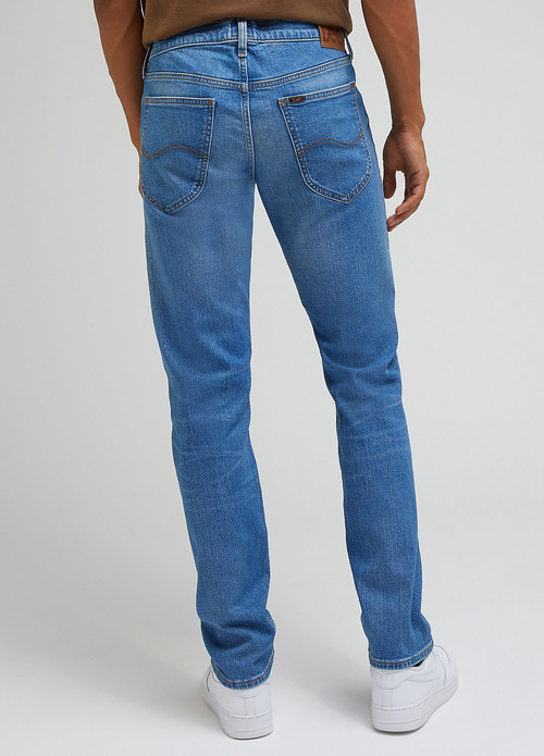 Meskie Spodnie Dzinsowe Lee Daren Zip Fly Indigo Vintage - L707OWE69