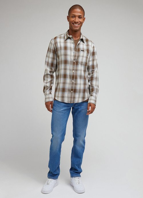 Meskie Spodnie Dzinsowe Lee Daren Zip Fly Indigo Vintage - L707OWE69