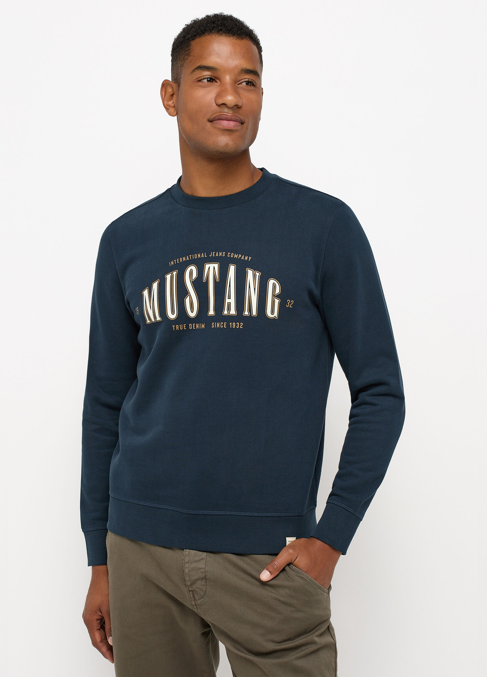 Mustang Jeans® Sweatshirt - Blue Größe S