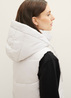 Damski Bezrekawnik Tom Tailor Long Vest With A Hood Clouds Grey - 1037562-16339