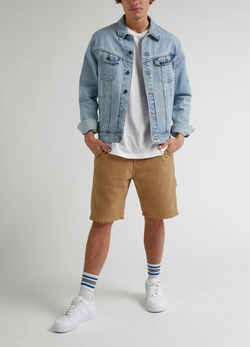 Meskie Szorty Materialowe Lee Carpenter Short Clay - L73XJC60