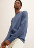Tom Tailor Simple Knitted Jumper Vintage Indigo Blue Melange - 1012819-18964