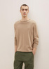 Meski Sweter Tom Tailor Simple Knitted Jumper Hazel Brown Melange - 1012819-31089