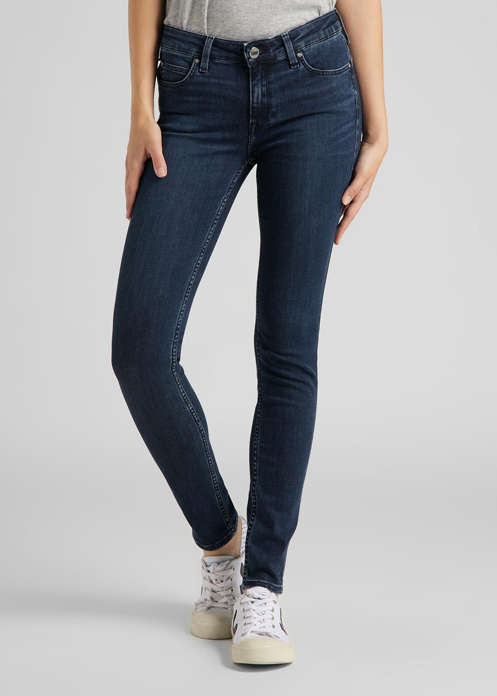 Damskie Spodnie Dzinsowe Lee Scarlett Clean Aurora - L506BWRF