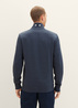 Mska Bluza Tom Tailor Stand Up Jacket Sky Captain Blue White Melange - 1038716-19024