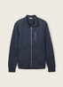 Tom Tailor Stand Up Jacket Sky Captain Blue White Melange - 1038716-19024 Tom Tailor Stand Up Jacket Sky Captain Blue White Melange - 1038716-19024