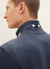 Mska Bluza Tom Tailor Stand Up Jacket Sky Captain Blue White Melange - 1038716-19024
