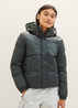 Denim Tom Tailor Puffer Jacket With A Detachable Hood Huntsman Green - 1037590-21525