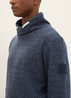 Tom Tailor Sweatshirt In A Melange Look Sky Captain Blue White Melange - 1039574-19024 Tom Tailor Sweatshirt In A Melange Look Sky Captain Blue White Melange - 1039574-19024