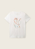 Tom Tailor® T-shirt With A Print - Off White