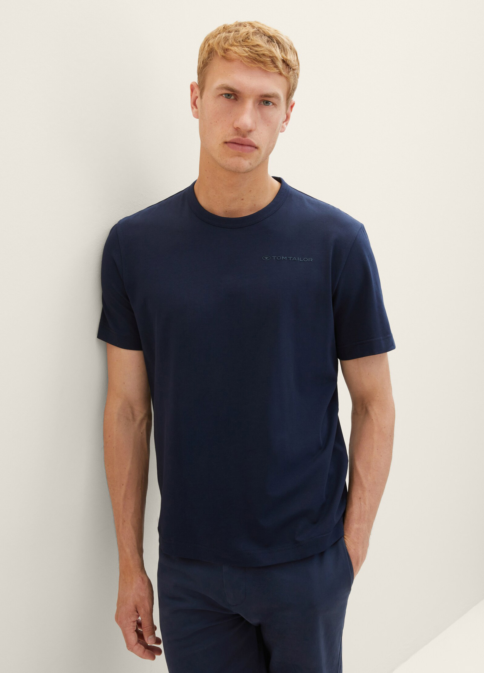 - Tom Tailor® Blue T-shirt M Basic Sky Captain Size