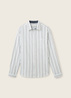 Tom Tailor Striped Shirt Off White Colorful Stripe - 1038777-33892