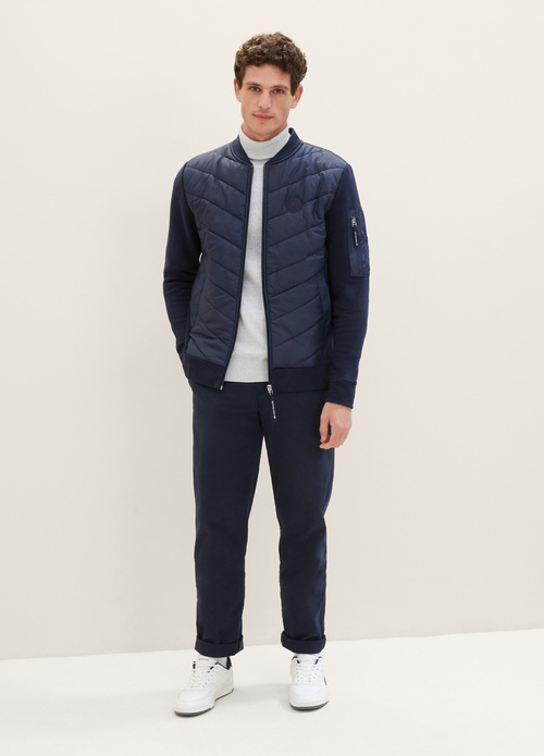 Meska Bluza Tom Tailor Pullover Sky Captain Blue - 1039641-10668