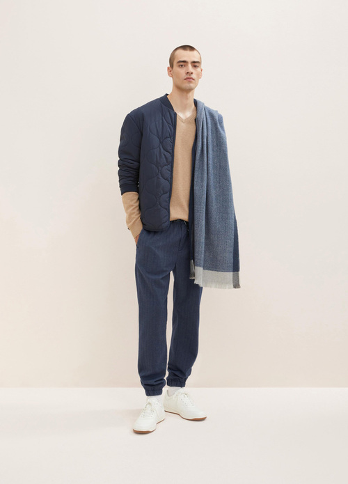 Meski Sweter Tom Tailor Simple Knitted Jumper Hazel Brown Melange - 1012820-31089