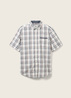 Tom Tailor Shirt In A Checked Pattern Off White Colorful Check - 1037066-31316
