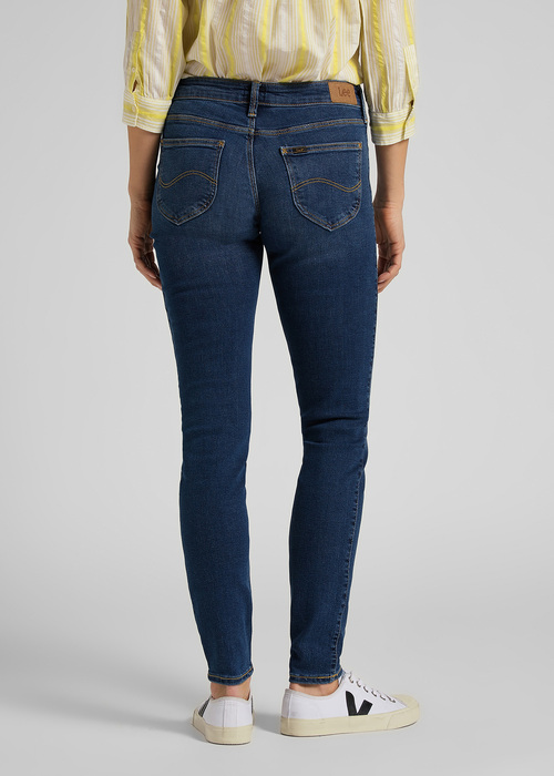 Damskie Spodnie Dzinsowe Lee Scarlett Mid Martha - L526QDTN