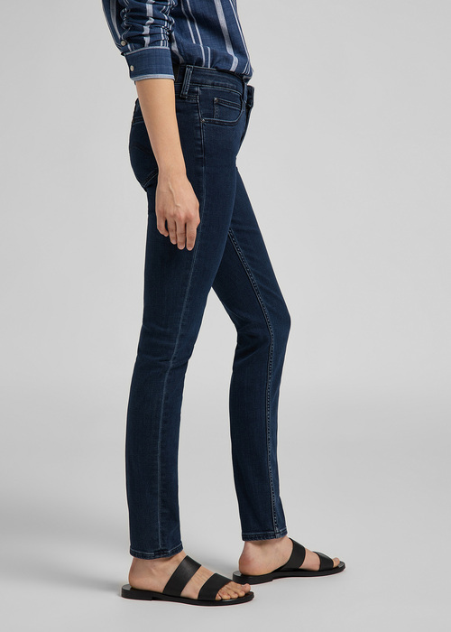 Damskie Spodnie Dzinsowe Lee Scarlett Dark Joni - L526PHWV