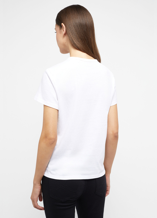 Damski T Shirt Mustang Jeans Ada General White - 1013929-2045