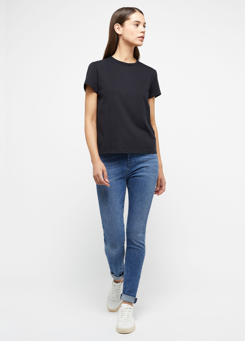 Damski T Shirt Mustang Jeans Ada Black - 1013929-4142