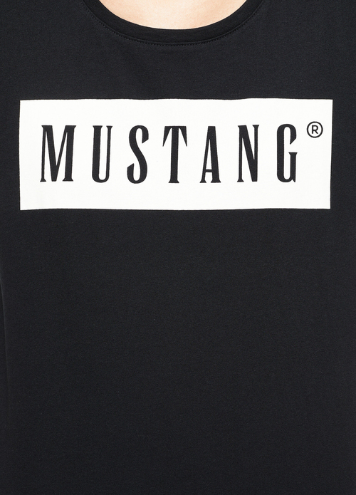 Damski T Shirt Mustang Jeans Style Alma Black - 1013932-4142