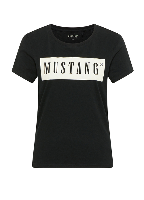 Damski T Shirt Mustang Jeans Style Alma Black - 1013932-4142