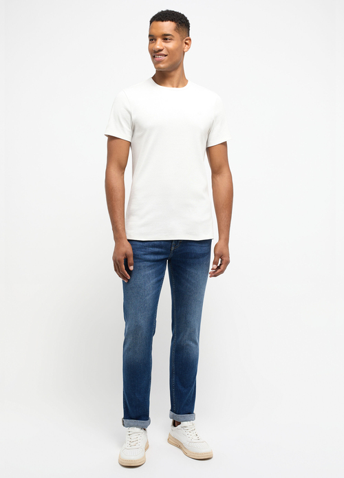 Meski T Shirt Mustang Jeans Allen Cannoli Cream - 1014662-2084