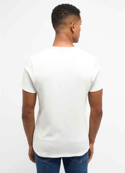 Meski T Shirt Mustang Jeans Allen Cannoli Cream - 1014662-2084