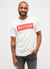 Meski T Shirt Mustang Jeans Austin Cannoli Cream - 1014749-2084
