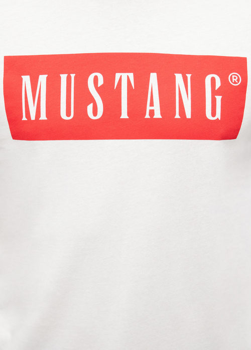 Meski T Shirt Mustang Jeans Austin Cannoli Cream - 1014749-2084