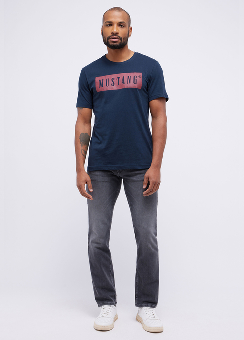 Meski T Shirt Mustang Jeans Austin Carbon - 1014749-4135