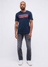 Meski T Shirt Mustang Jeans Austin Carbon - 1014749-4135