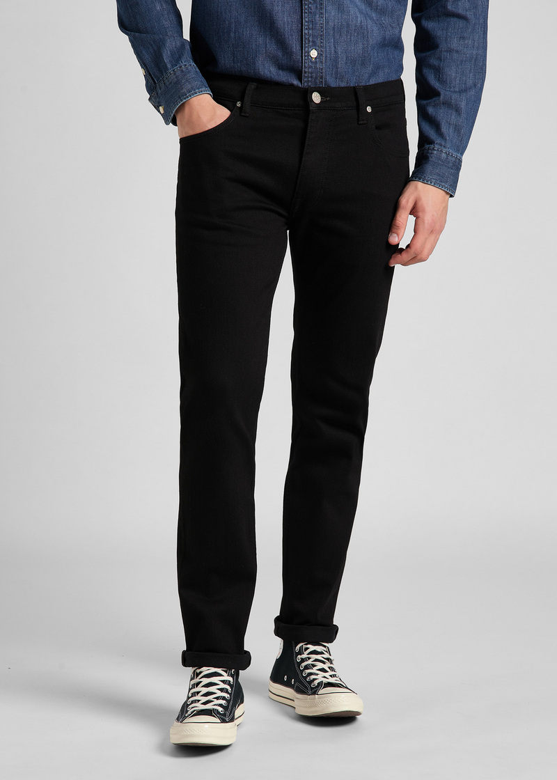 Mskie Spodnie Dinsowe Lee Rider Clean Black - L701HFAE