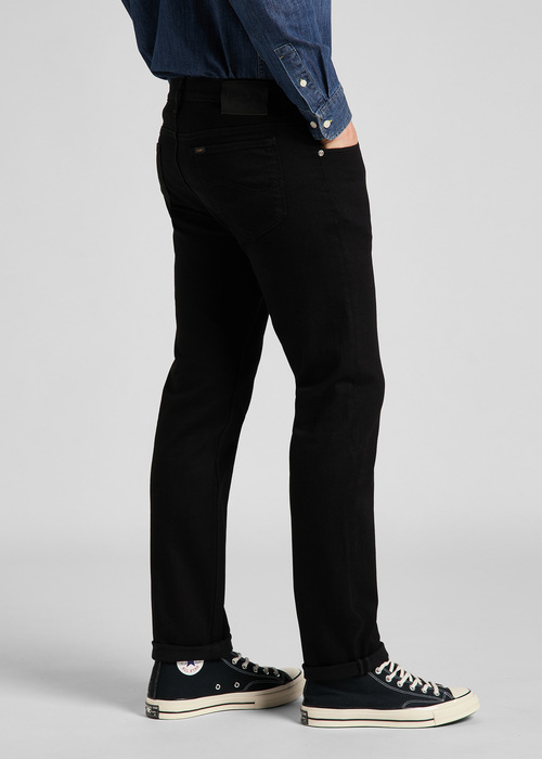 Meskie Spodnie Dzinsowe Lee Rider Clean Black - L701HFAE