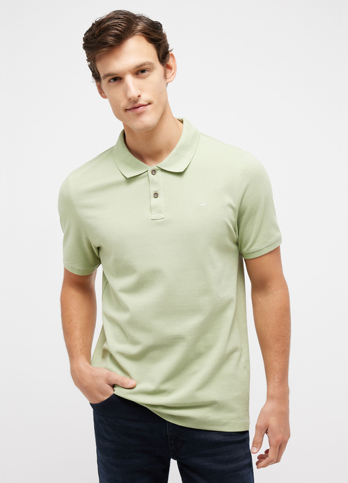 Wrangler Polo Shirt Tea Leaf - W7BJK4G15 Size M