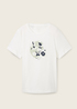 Tom Tailor® T-shirt With A Print - Washed White