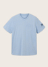 Tom Tailor V Neck Shirt Stonington Blue - 1036432-26320