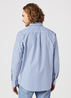 Wrangler® One Pocket Shirt - Light Blue Stripe