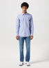 Lee Long Sleeve Shirt Oxford Blue - 112350481