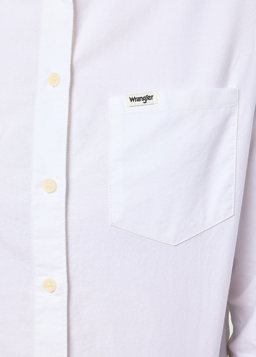 Wrangler One Pocket Shirt White - 112350323