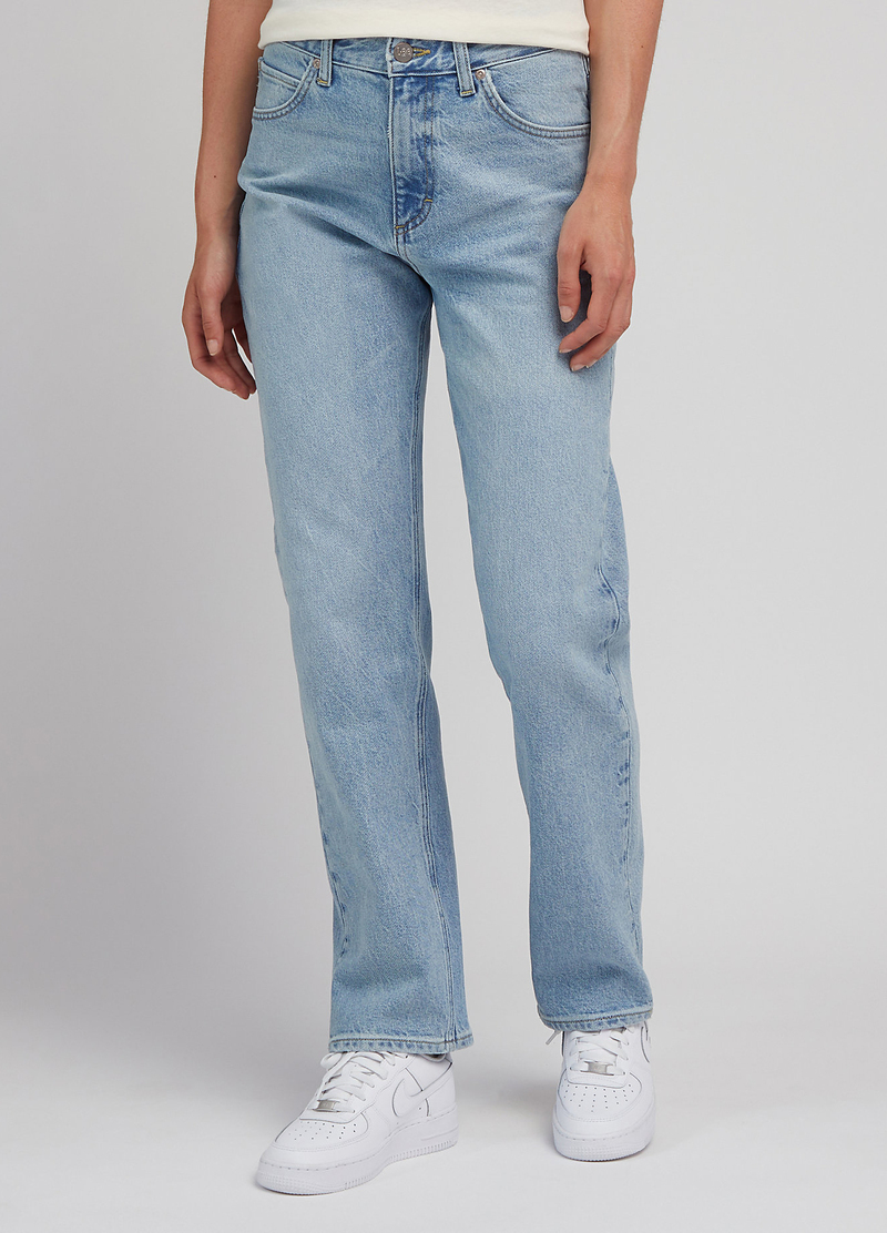 Damskie Spodnie Dzinsowe Lee Rider Light The Way - 112346314